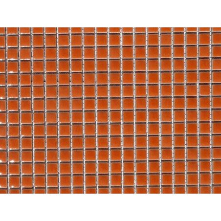 Orange micro mosaïque brillant par 100g