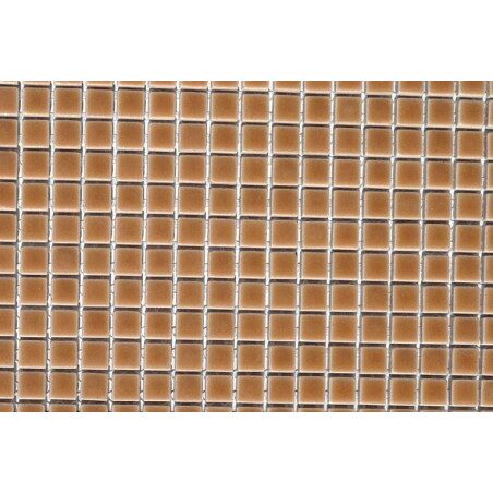 Brun caramel micro mosaïque brillant par 100g
