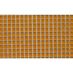 Jaune orange micro mosaïque brillant par 100g