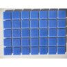 Bleu lavande foncé sans bulle mosaïque pâte de verre 2 par 2cm par 25 carreaux