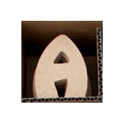 Lettre A en bois MDF 8 cm à faire en mosaique