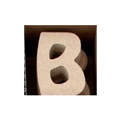 Lettre B en bois MDF à faire en mosaique