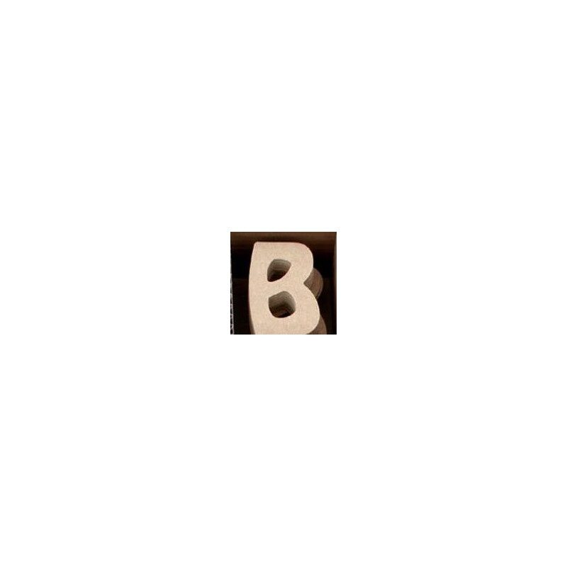 Lettre B en bois MDF à faire en mosaique