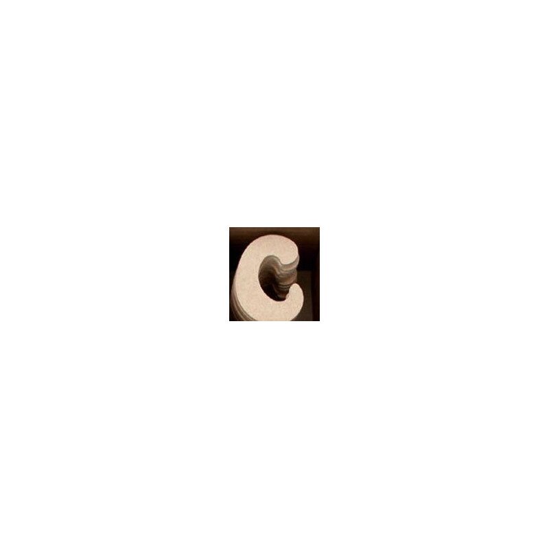 Lettre C en bois MDF à faire en mosaique