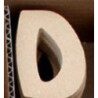 Lettre D en bois MDF à faire en mosaique