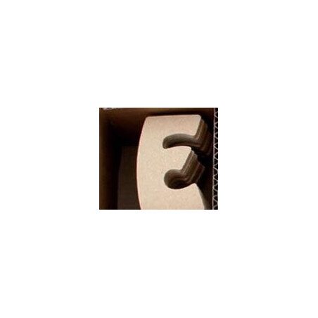 Lettre E en bois MDF à faire en mosaïque