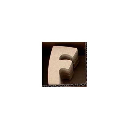 Lettre F en bois MDF à faire en mosaique