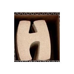 Lettre H en bois MDF à faire en mosaique