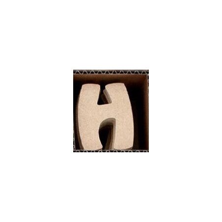 Lettre H en bois MDF à faire en mosaique