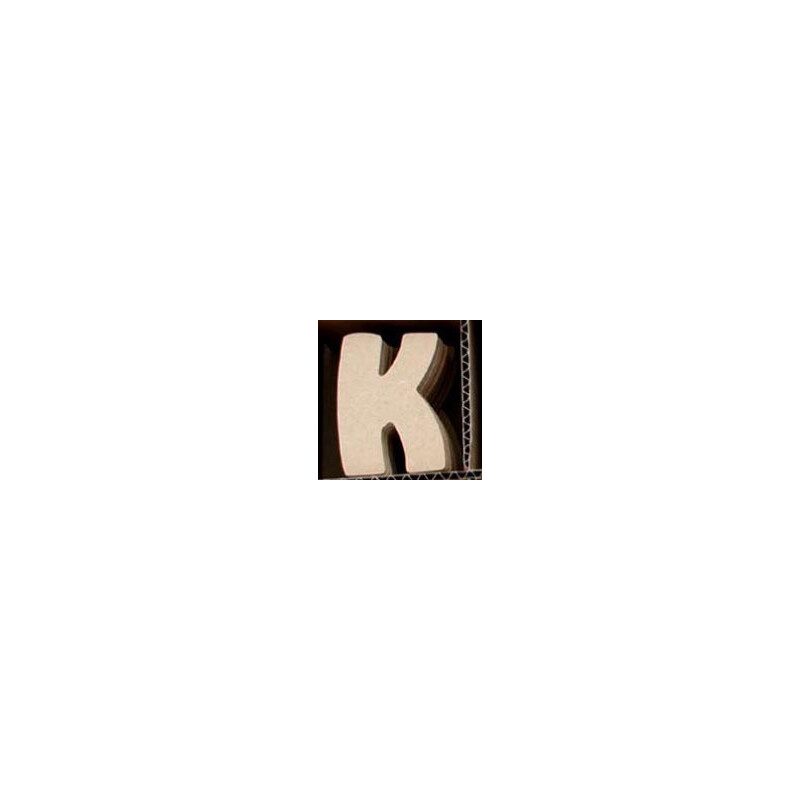 Lettre K en bois MDF à faire en mosaique