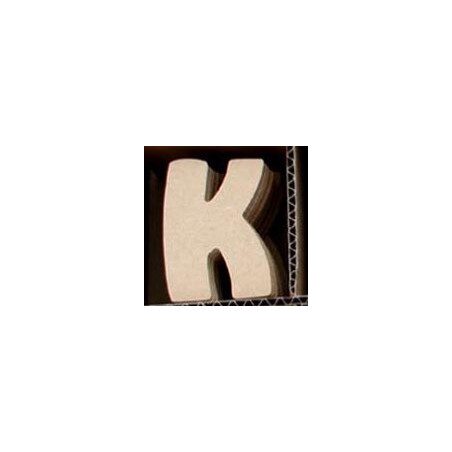 Lettre K en bois MDF à faire en mosaique