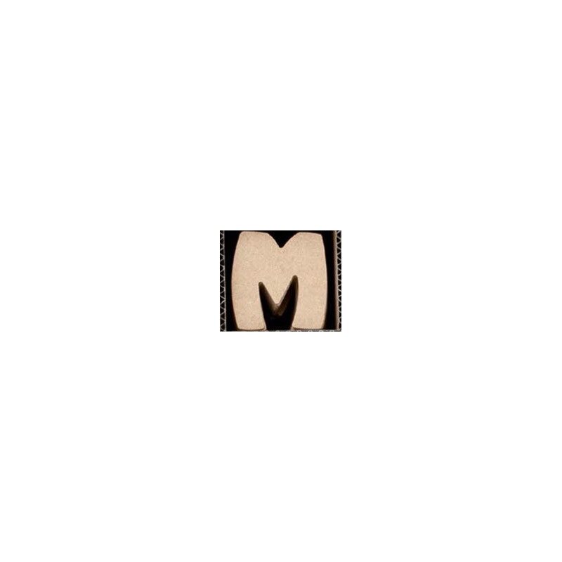 Lettre M en bois MDF à faire en mosaique