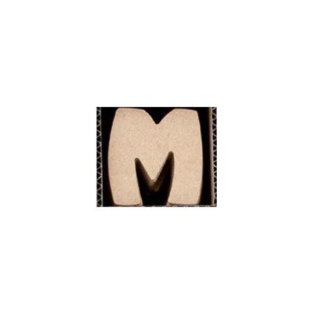 Lettre M en bois MDF à faire en mosaique