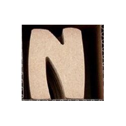 Lettre N en bois MDF à faire en mosaique