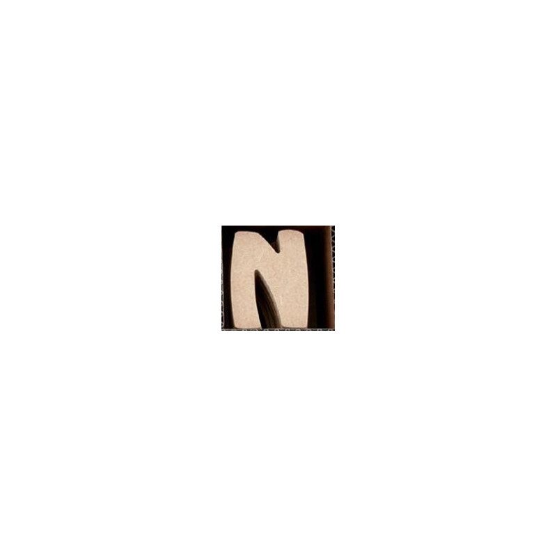 Lettre N en bois MDF à faire en mosaique