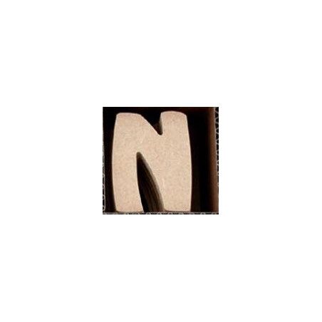 Lettre N en bois MDF à faire en mosaique