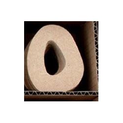 Lettre O en bois MDF à faire en mosaique