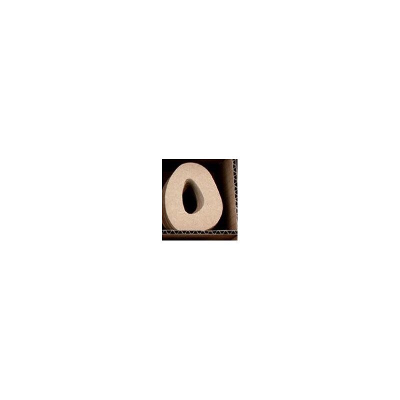 Lettre O en bois MDF à faire en mosaique