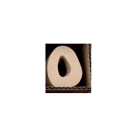 Lettre O en bois MDF à faire en mosaique