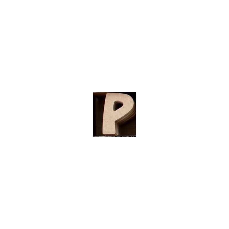 Lettre P en bois MDF à faire en mosaique