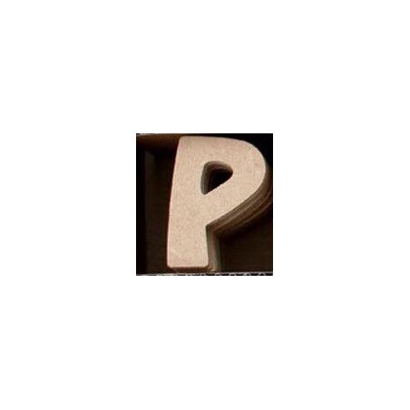 Lettre P en bois MDF à faire en mosaique