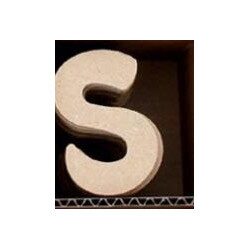 Lettre S en bois MDF à faire en mosaique