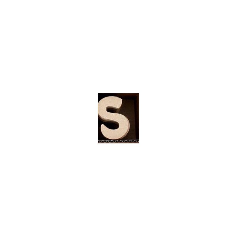 Lettre S en bois MDF à faire en mosaique