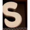 Lettre S en bois MDF à faire en mosaique