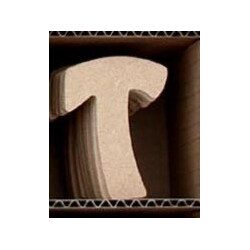 Lettre T en bois MDF à faire en mosaique