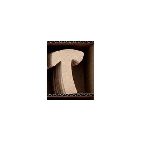 Lettre T en bois MDF à faire en mosaique