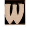 Lettre W en bois MDF à faire en mosaique
