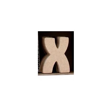 Lettre X en bois MDF à faire en mosaique