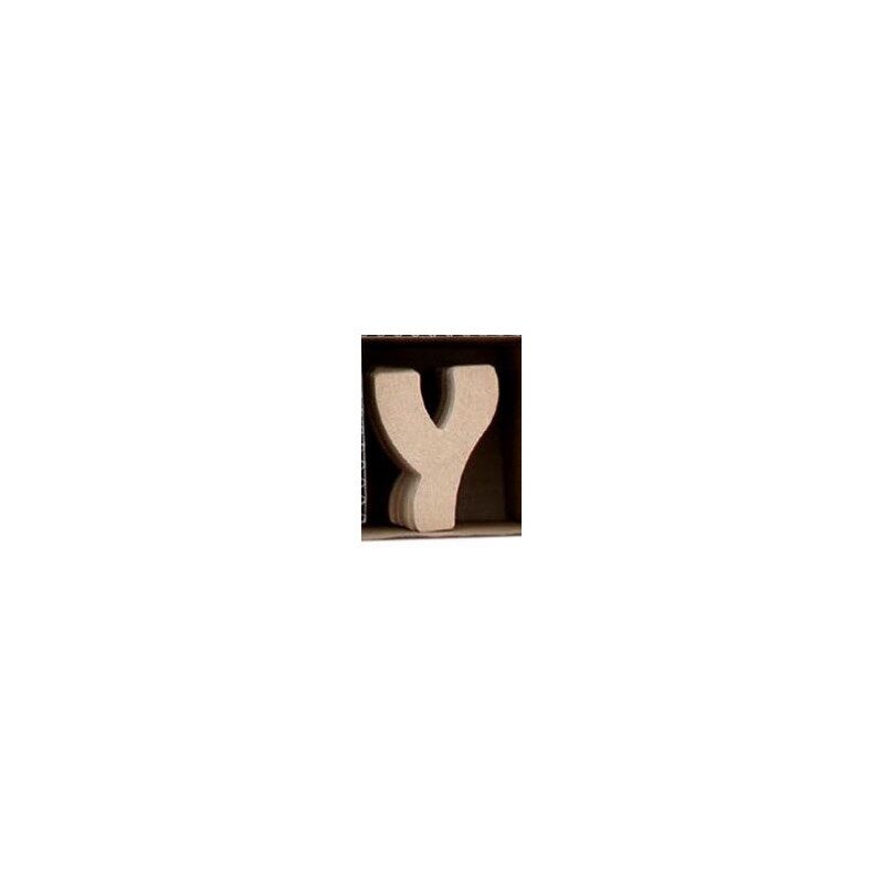 Lettre Y en bois MDF à faire en mosaique