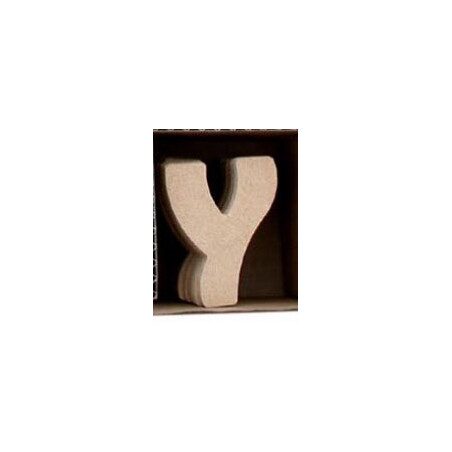Lettre Y en bois MDF à faire en mosaique