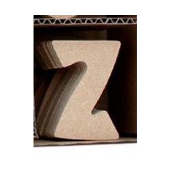 Lettre Z en bois MDF à faire en mosaique