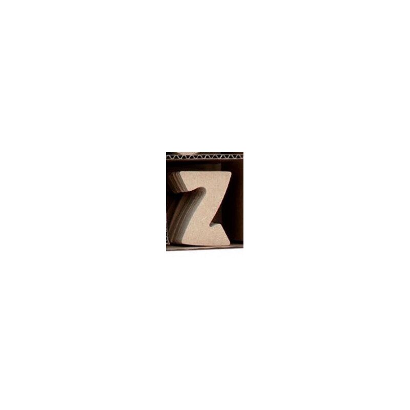 Lettre Z en bois MDF à faire en mosaique