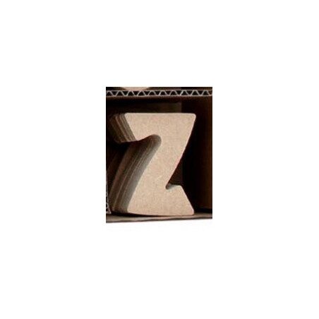 Lettre Z en bois MDF à faire en mosaique