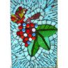Vitrail mosaïque image modèle raisin