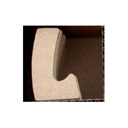 Lettre L en bois MDF à faire en mosaïque