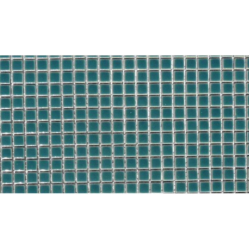 Vert turquoise micro mosaïque brillant par 100g