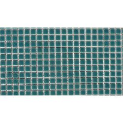 Vert turquoise micro mosaïque brillant par plaque 30 cm