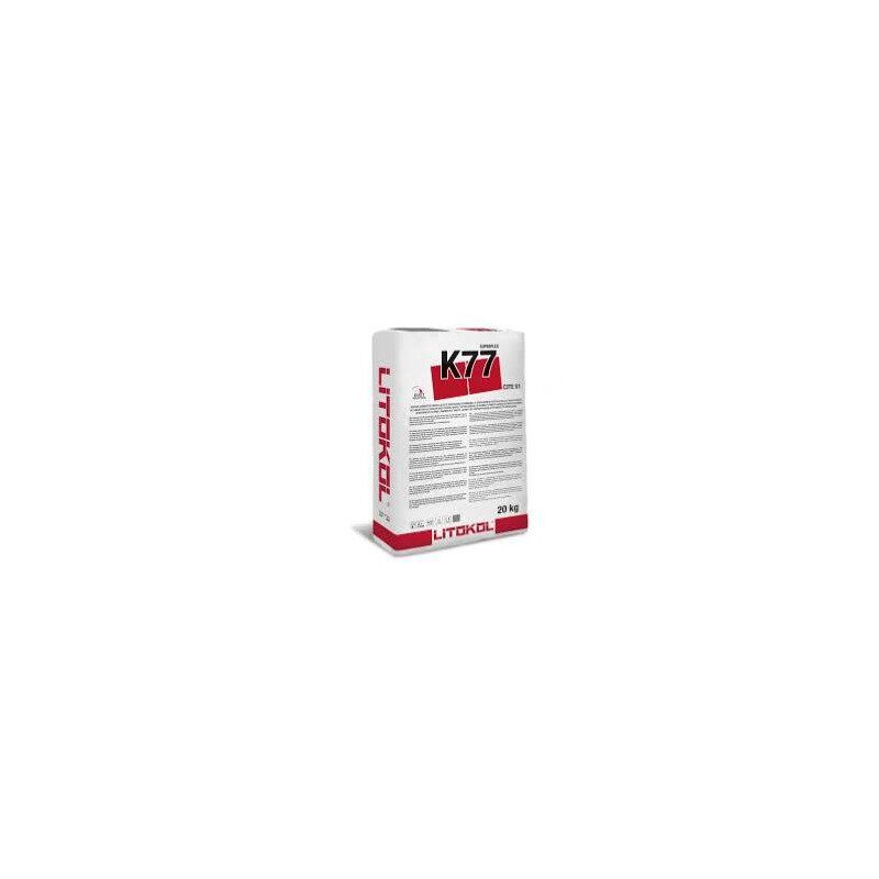 Mortier colle / ciment colle blanc superflex k77 par 5 kilos