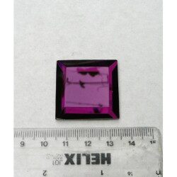 Rose grenat mosaïque miroir facette 3 par 3 cm pièce