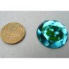 Bleu turquoise cabochon facette miroir 25 mm diamètre à la pièce