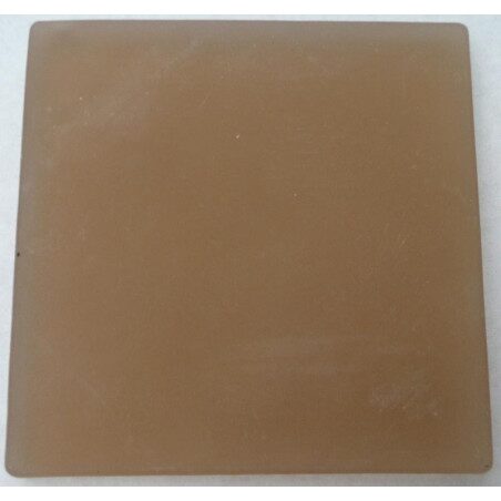 Rose mosaïque dalle 10 cm épaisseur 8 mm en verre rose chair aspect mat vendu à l'unité