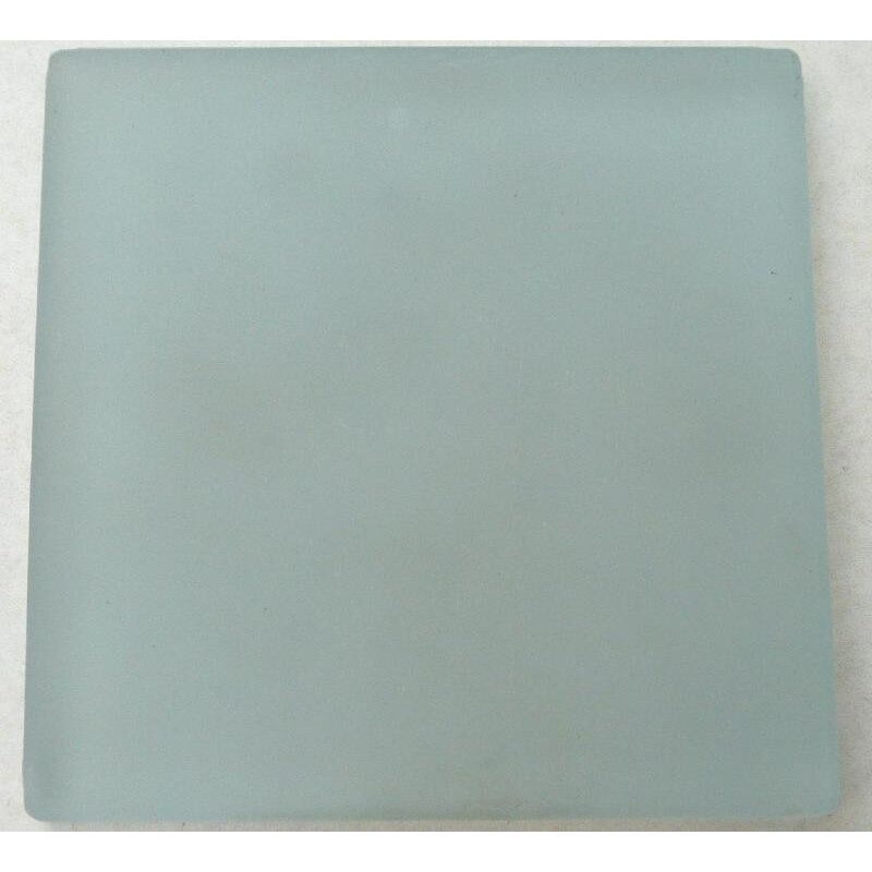 Bleu mosaïque dalle 10 cm 8 mm épaisseur en verre bleu pastel aspect mat vendu à l'unité