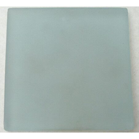 Bleu mosaïque dalle 10 cm 8 mm épaisseur en verre bleu pastel aspect mat vendu à l'unité
