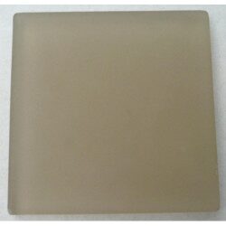 Rose mosaïque dalle 10 cm épaisseur 8mm en verre rose clair aspect mat vendu à l'unité