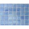 Bleu pastel clair mosaïque Tiffany par 16 carreaux