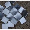 Gris or blanc lisse mosaïque 2 cm vendu à la tesselle